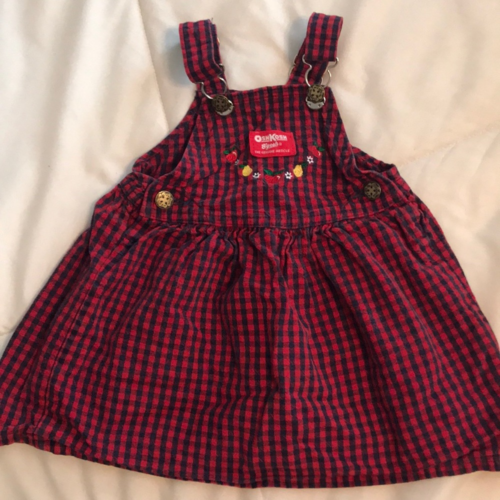 Infant over all dress